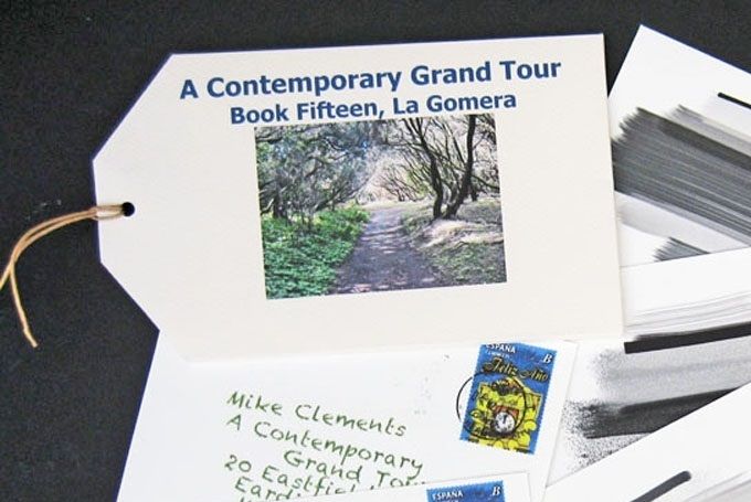 A Contemporary Grand Tour, book XV, La Gomera - 
The eight postcards here contain a set of iPad drawings that recall La Gomera’s vertical rock structures and horizontal agricultural terracing. 
Postcards: digital prints on Southbank 250gsm 
Sleeve: digital print on mi-teintes 160gsm
18.0 x 11.0cm
£30
